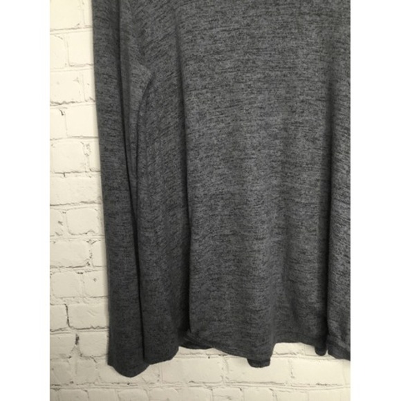 Anthropologie Lazy Sundays Tunic Women's Size L Sweater Heater Gray Cowl Neck - Picture 6 of 12